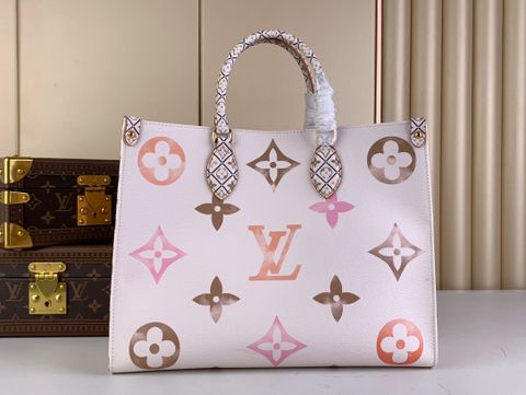 Túi xách nữ LV* onthego hoạ tiết Monogram màu mới đẹp SIÊU CẤP