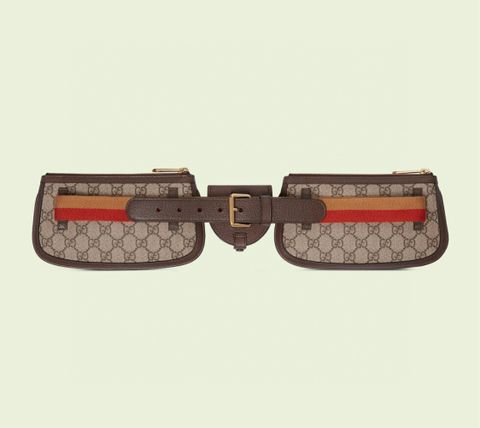 Belt bag GUCCI* canvas hoạ tiết logo có thể tháo dùng mix đc nhiều kiểu VIP 1:1