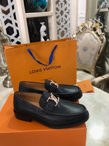 Giày nam Loafer LV* da bò đẹp lịch lãm cao cấp