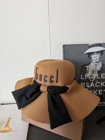 Mũ cói GUCCI* nơ đẹp SIÊU CẤP