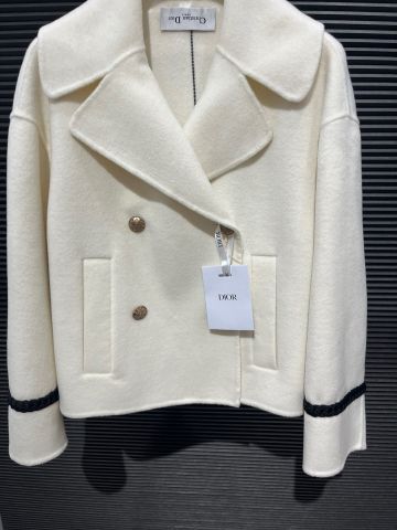 Áo khoác dạ Dior* 1 lớp mềm nhẹ lưng hoạ tiết đẹp sang VIP 1:1