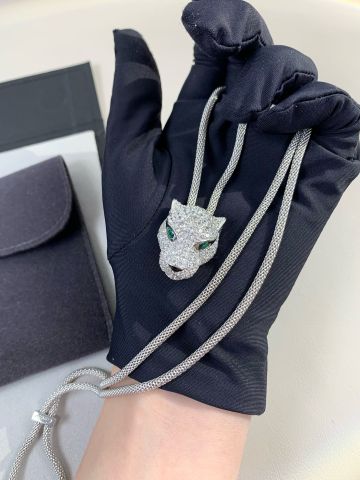 Dây chuyền báo nam nữ Cartier* nạm đá đẹp độc nổi bật VIP 1:1