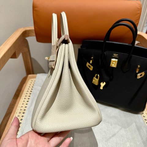 Túi xách nữ Hermes* birkin da bò togo nhập khẩu VIP 1:1