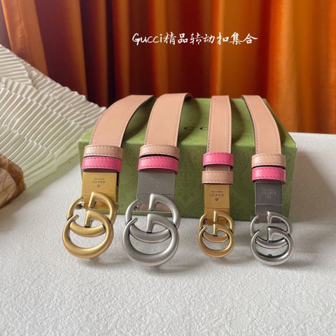 Belt nữ GUCCI* bản nhỏ 2cm dây da bò