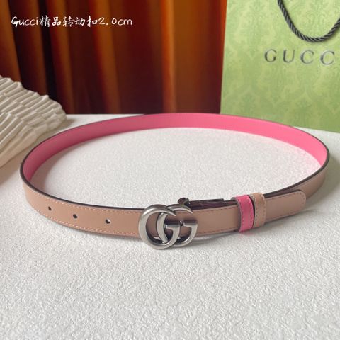 Belt nữ GUCCI* bản nhỏ 2cm dây da bò