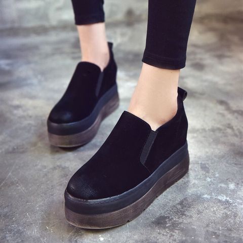 Giày slip on da lộn đẹp