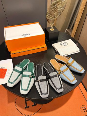 Sục nữ Hermes* canvas lót da bê đẹp VIP 1:1