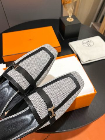 Sục nữ Hermes* canvas lót da bê đẹp VIP 1:1