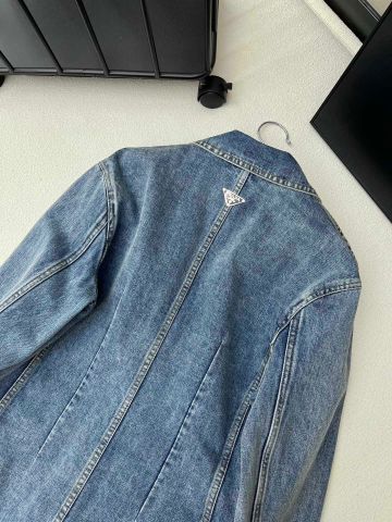 Áo vest jeans nữ PRADA* đẹp VIP 1:1