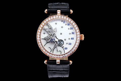 Đồng hồ nữ Van* Cleef* 38mm mặt nạm kim dây da máy cơ VIP 1:1 r