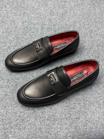 Giày nam Loafer DG* da bò khoá bạc đẹp lịch lãm VIP 1:1