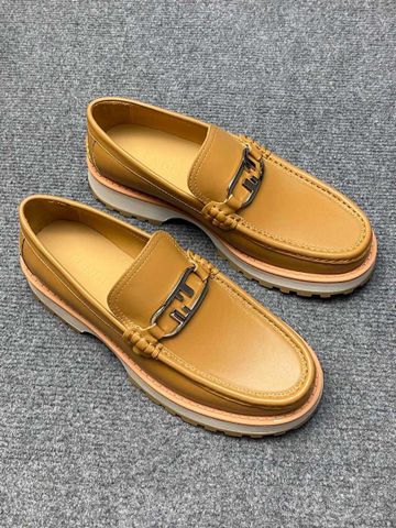 Giày nam Loafer FENDI* da bò lỳ VIP 1:1