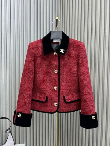 Áo khoác nữ chanel* tweed màu đỏ đẹp sang