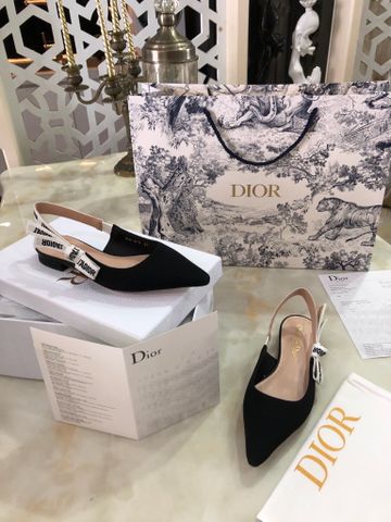 Giày nữ Dior* hở gót mũi nhọn