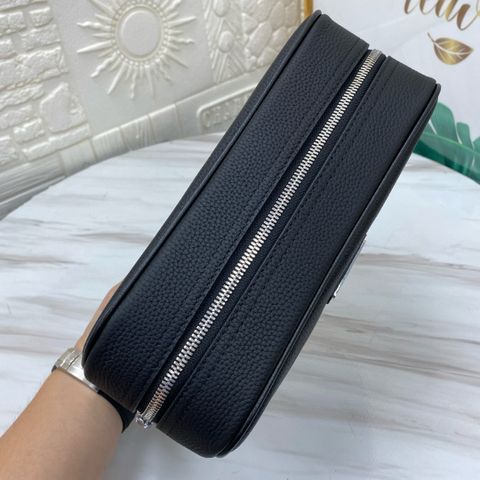 Clutch PRADA* khoá số da bò mềm