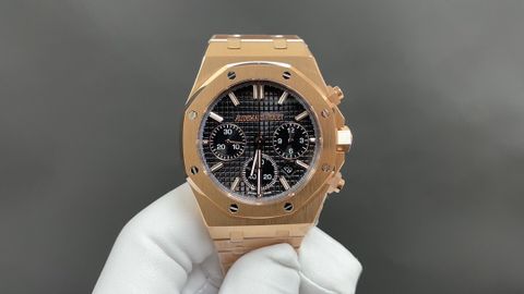 Đồng hồ nam Audemars* Piguet* dây kim loại lộ cơ VIP 1:1