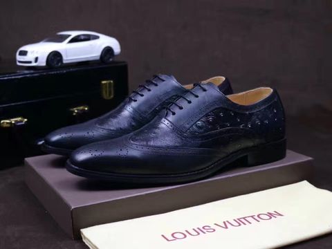 Giày LV nguyên bản pha đà điểu đẹp