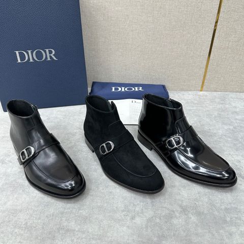 Giày nam cao cổ DIOR* đai ngang khoá bạc đẹp sang lịch lãm 3 loại da VIP 1:1