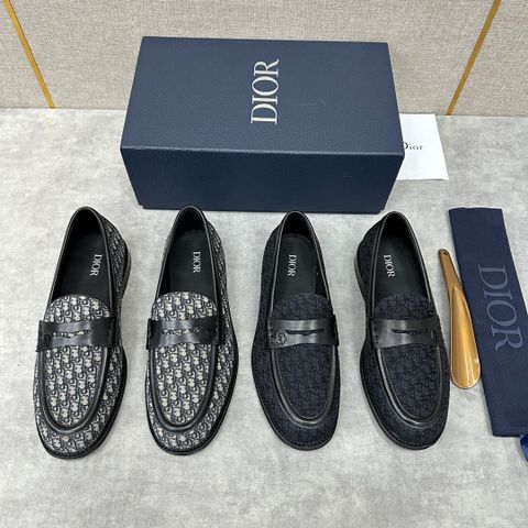 Giày nam Loafer DIOR* hoạ tiết oblique VIP 1:1