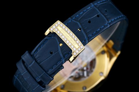 Đồng hồ nam Audemars* Piguet* dây da vân cá sấu mặt nạm kim VIP 1:1