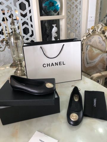 Giày bệt chanel* da bê mềm đẹp VIP 1:1