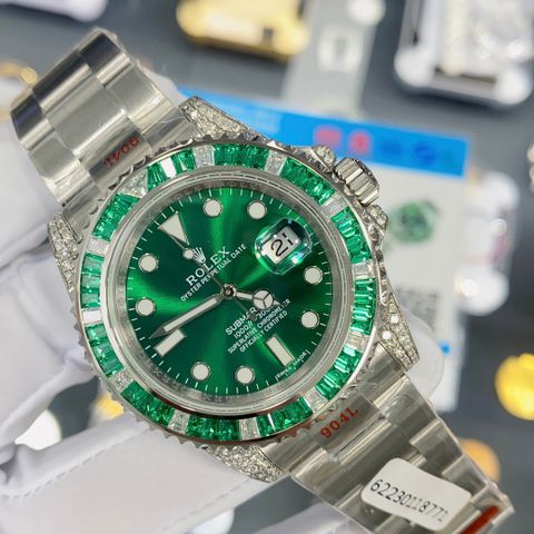 Đồng hồ nam rolex* dây kim loại hàng đặt chế tác tại hongkong cho khách VIP