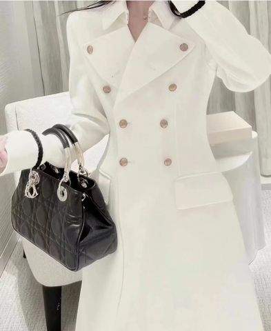 Áo khoác dạ Dior* dáng dài đẹp sang VIP 1:1