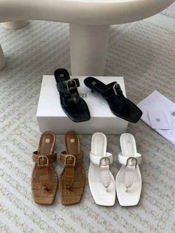 Sandal nữ sỏ ngón toteme* vân cá sấu đẹp 3 màu VIP 1:1