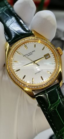 Đồng hồ nam patek* philippe* dây da cá sấu VIP 1:1