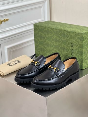 Giày nam Loafer GUCCI* da bò đẹp lịch lãm VIP 1:1