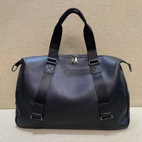 Túi nam PRADA* sz 45cm da bê SIÊU CẤP