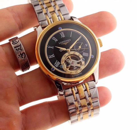 Đồng hồ cơ longines dây kim loại đẹp sale