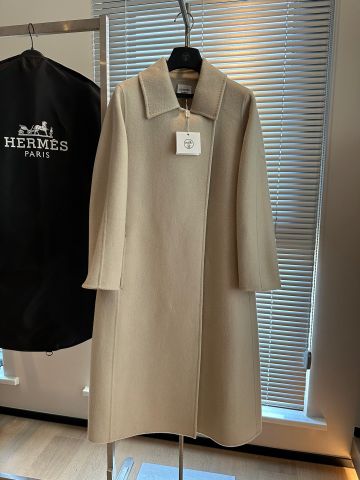 Áo khoác dạ Hermes* dáng dài đẹp sang VIP 1:1