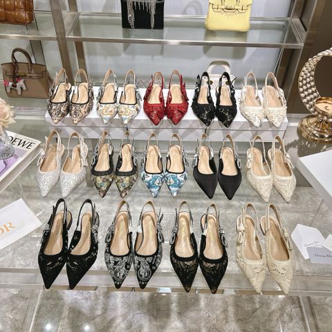 Giày cao gót Dior* ren cao 5cm và 9cm VIP 1:1