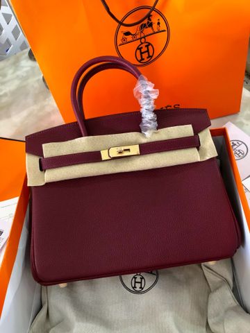 Túi xách nữ Hermes* birkin da bò togo nhập khẩu khoá vàng hàng VIP 1:1