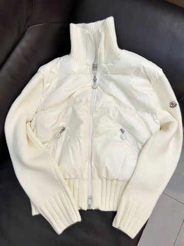 Áo khoác lông vũ moncler* tay phối len VIP 1:1