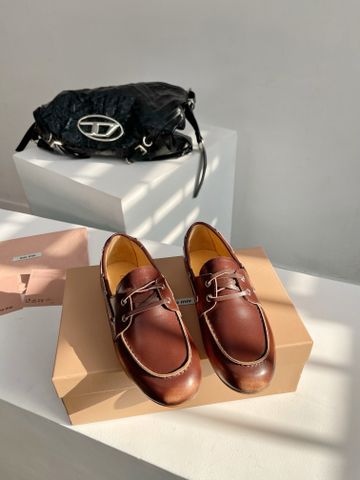 Giày nữ Loafer miu* miu* da bò lỳ kiểu đẹp VIP 1:1