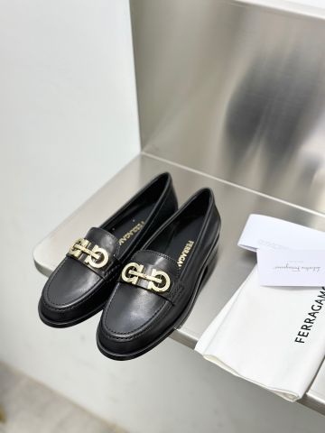 Giày nữ Loafer SALVATORE* da bò lỳ mềm đẹp thanh lịch VIP 1:1