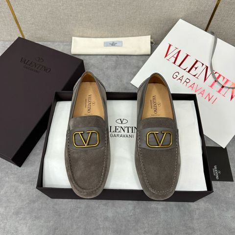 Giày lười VALENTINO* da bò lộn đẹp VIP 1:1