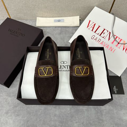 Giày lười VALENTINO* da bò lộn đẹp VIP 1:1