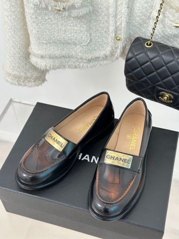 Giày nữ Loafer chanel* nhuộm màu loang đẹp sang VIP 1:1