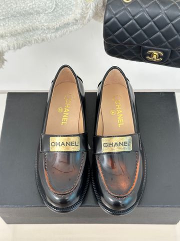 Giày nữ Loafer chanel* nhuộm màu loang đẹp sang VIP 1:1