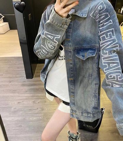 Áo khoác jeans nam nữ BALENCIAGA* VIP 1:1