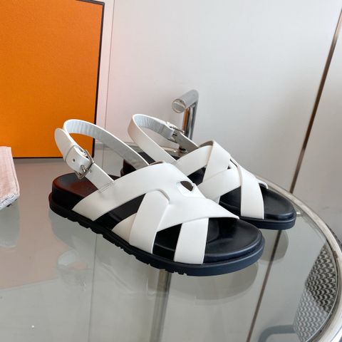 Sandal nam nữ Hermes* da bò đan đẹp SIÊU CẤP