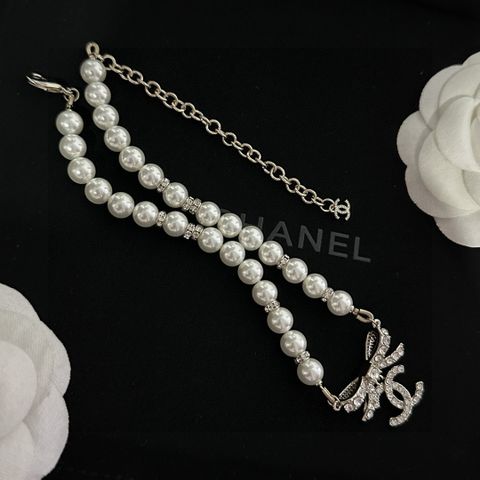 Vòng ngọc chanel* mặt logo đá bạc đẹp sang VIP 1:1