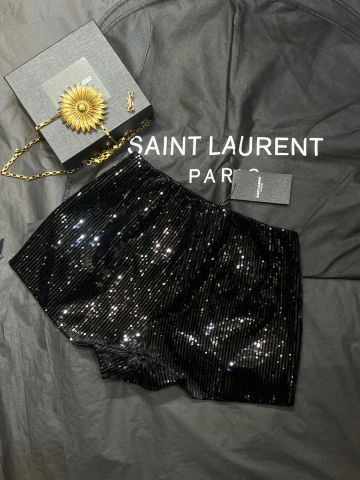 Quần short YSL* kim sa đẹp sang VIP 1:1