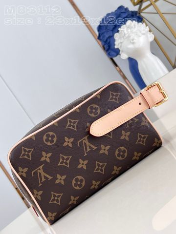 Túi clutch LV* nam nữ hoạ tiết Monogram khoá bạc đẹp VIP 1:1