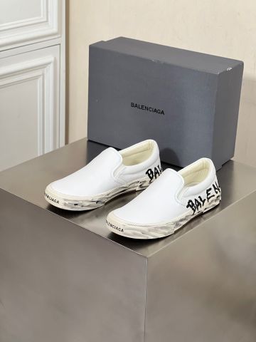 Giày slip on nam Balenciaga* da bò lỳ đẹp SIÊU CẤP