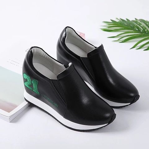 Giày slip on độn đế tăng chiều cao 8cm