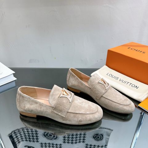 Giày nữ Loafer LV* da lộn đẹp VIP 1:1